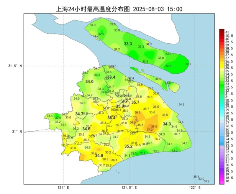 上海今起高温回归！全国进入鼎盛时段，局地最高43℃