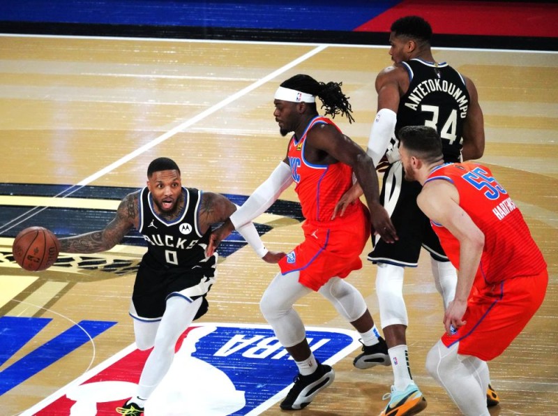 篮球——NBA杯赛：雄鹿夺冠
